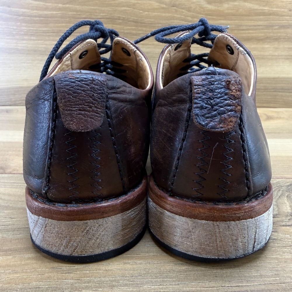 Timberland Boot Company Cap‎ Toe Oxfords Womens 10 M Brown Leather Flats Shootie - Picture 7 of 11
